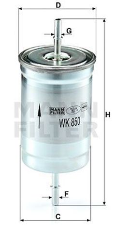 Топливный фильтр WK 850