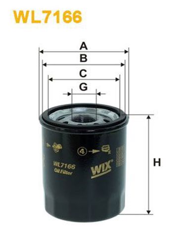 WL7166 Фильтр масляный купить Ровно