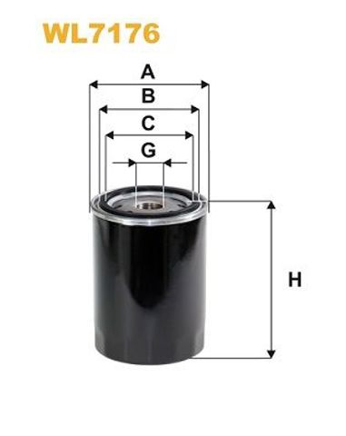 WIX WL7176 Масляный фильтр в наличии Николаев