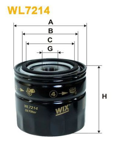 WIX WL7214 Фильтр масляный в наличии Украина