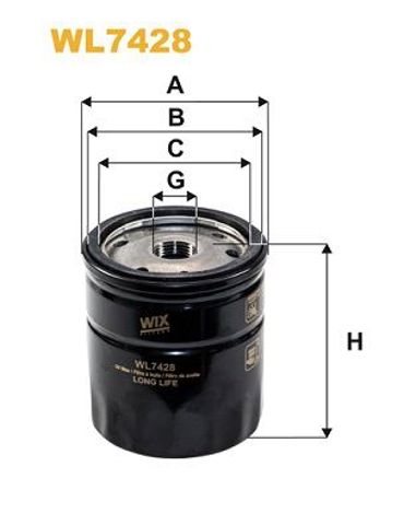 WIX WL7428 Корпус масляного фильтра в наличии Николаев