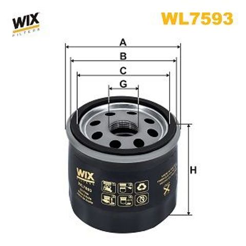 WL7593 WIX Фильтр масляный купить в Каменское