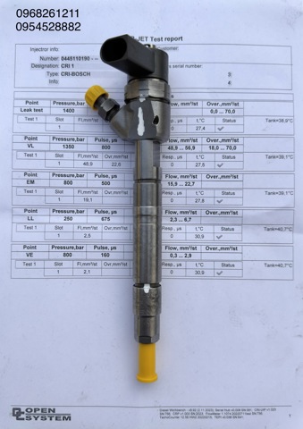 Топливные форсунки 0445110190 BOSCH