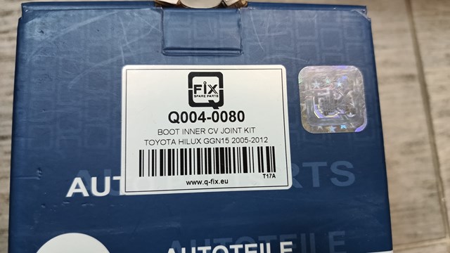 Q0040080 Q-FIX Пыльник ШРУСа внутренний купить в Ирпень