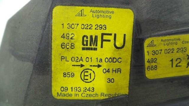 9193243 OPEL Левая фара купить в Хмельницкий