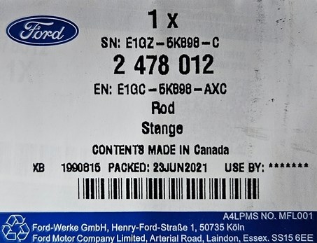 2478012 FORD Рычаг задней подвески нижний левый/правый купить в Полтава