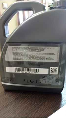 MERCEDES 000989940213 Моторное масло в наличии Хмельницкий