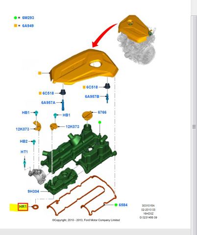 W717166S300 FORD Уплотнительное кольцо штуцеров рулевой рейки купить в Тернополь