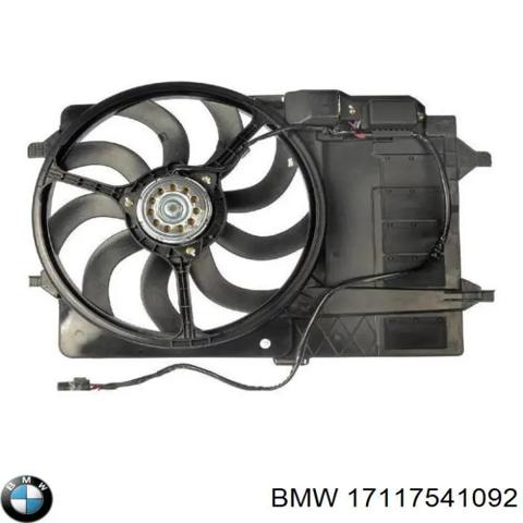 Диффузор радиатора охлаждения в сборе с крыльчаткой 17117541092 BMW
