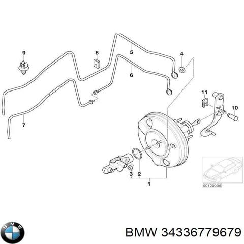Вакуумный усилитель тормозов 34336779679 BMW