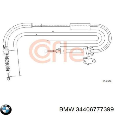 Трос ручника задний правый 34406777399 BMW
