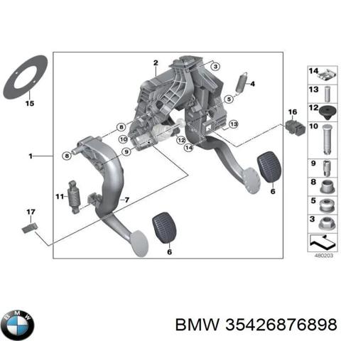 Датчик включения сцепления 35426876898 BMW