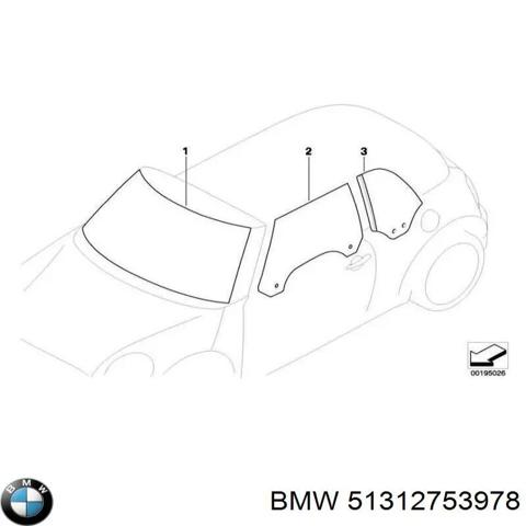 Переднее стекло 51312753978 BMW