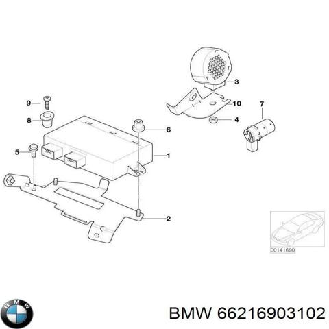 Динамик парковочной системы 66216903102 BMW