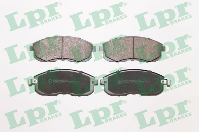 Колодки тормозные передние дисковые 05P090 LPR