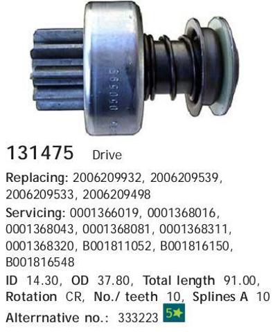  Бендикс 131475 CARGO