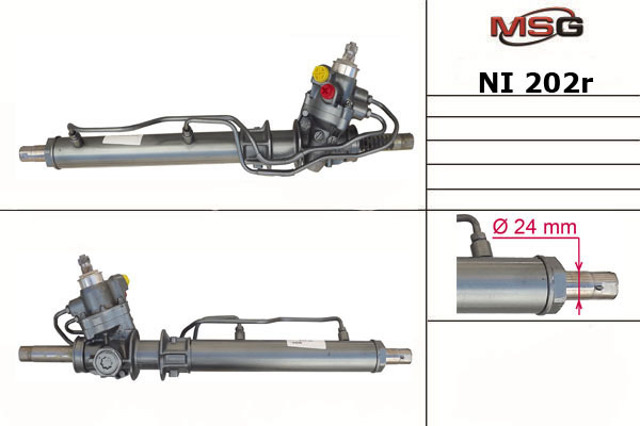 Реечный рулевой механизм 490011M210 NISSAN