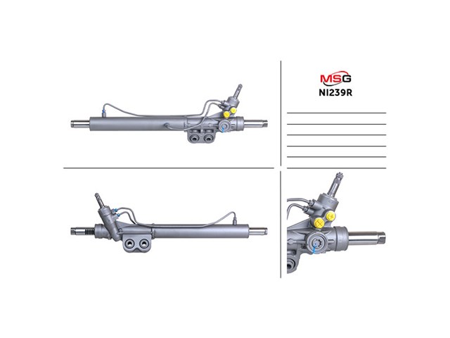 Реечный рулевой механизм 49001EA060 NISSAN