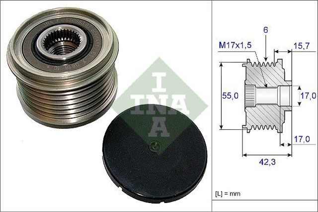 INA 535015410 Шкив генератора в наличии Чернигов
