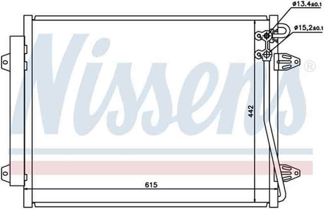 NISSENS 94832 Радиатор кондиционера в наличии Каменское