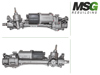 Реечный рулевой механизм A2054607800 MERCEDES