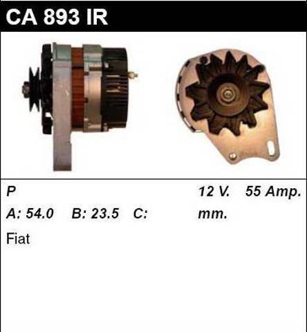 Генератор автомобильный CA893IR MSG Rebuilding