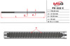 Вал/шток рулевой рейки FO222C MS GROUP