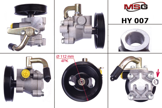 MS GROUP HY007 Насос ГУР в наличии Полтава
