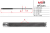 Вал/шток рулевой рейки OP214C MS GROUP
