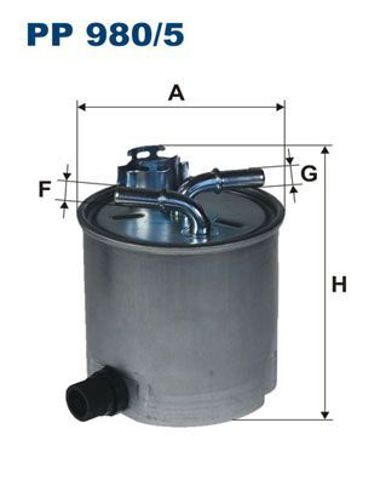Топливный фильтр PP9805 FILTRON