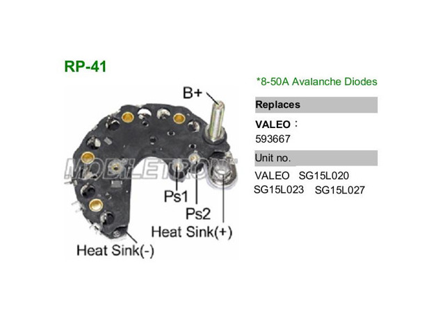 Выпрямитель диодный Renault Laguna 2