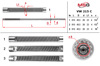 Вал/шток рулевой рейки VW215C MS GROUP