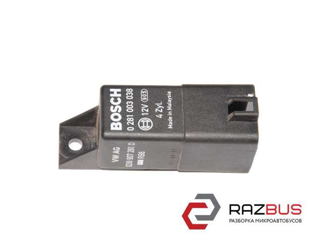 Реле свечей накаливания 0281003038 VAG