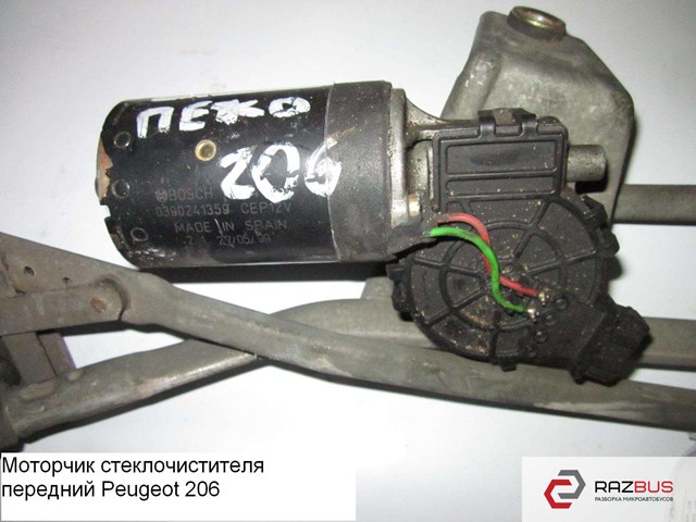 Мотор дворника Peugeot 206 SW
