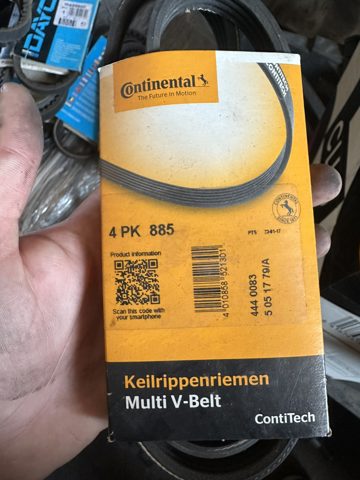 CONTINENTAL 4PK885 Ремень агрегатов приводной в наличии Сумы