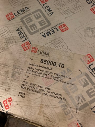8500010 LE.MA. Комплект прокладок двигателя верхний купить в Ужгород
