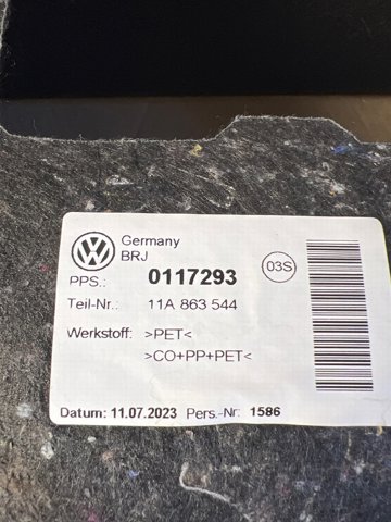 11A863544CA9 VAG купить в Украина