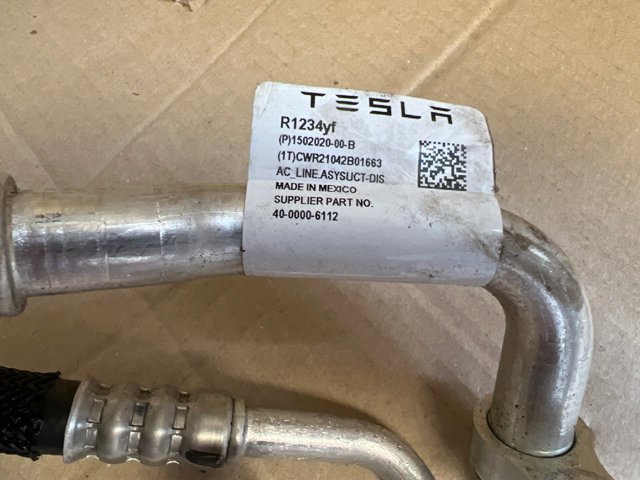 TESLA 150202000B Шланг кондиционера, от компрессора к радиатору в наличии Украина
