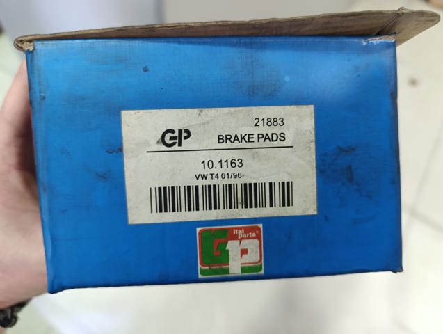 GP 101163R Передние тормозные колодки в наличии Николаев
