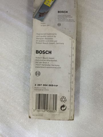 BOSCH 3397004669 Щетка-дворник лобового стекла пассажирская в наличии Каменское