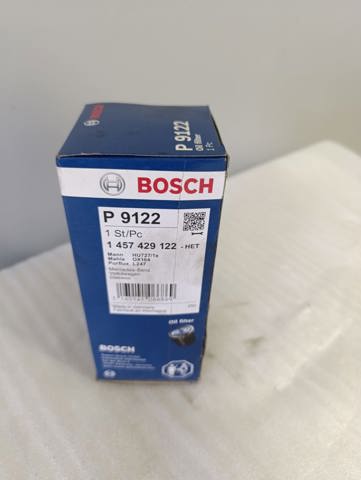 BOSCH P9122 Фильтр масляный в наличии Харьков