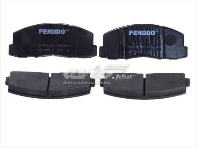 Передние тормозные колодки FDB368 FERODO