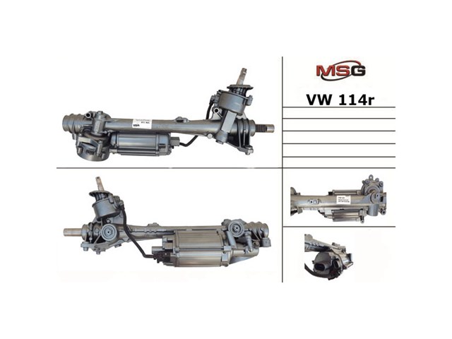 Реечный рулевой механизм 1K1423055MX VAG