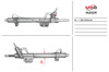 Реечный рулевой механизм 49001EA010 NISSAN