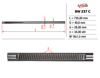 Шток рульової рейки з гпк новий BW237C