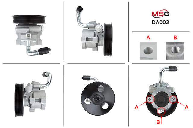 DA002 MS GROUP Насос ГУР купить в Черновцы