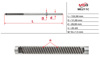 Вал/шток рулевой рейки ME211C MS GROUP