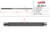 Вал/шток рулевой рейки RE104C MS GROUP