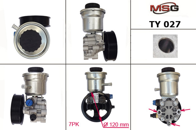 MS GROUP TY027 Насос гидроусилителя руля (ГУР) в наличии Киев