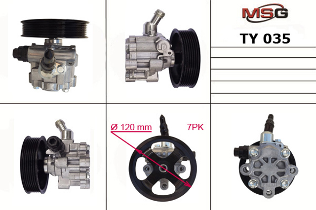 MS GROUP TY035 Насос гидроусилителя руля (ГУР) в наличии Сумы